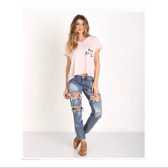 One Teaspoon Le Homme Distressed Freebirds Denim Skinny Jeans NWT Sz 29 Low Rise